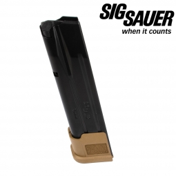 Sig Sauer P320 M17, 9mm 21 Round Magazine, Coyote Tan